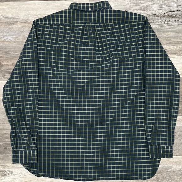 Ralph Lauren Shirt‎ Vintage Mens 2XL Custom Fit Tartan Plaid Button Up Mini Pony - Picture 2 of 9